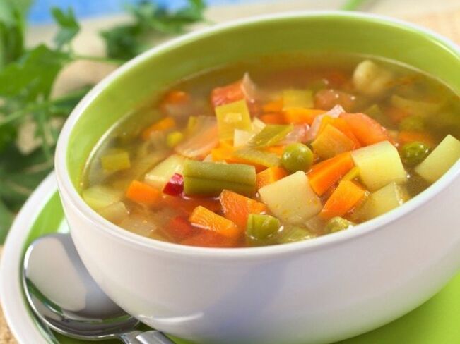 چربی جلانے والے سبزیوں کا سوپ